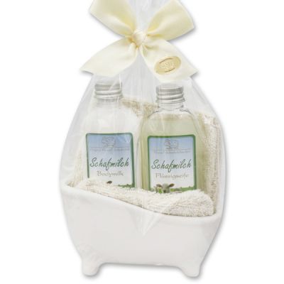 Small bathtub set 4 pieces in a cellophane bag, Classic 