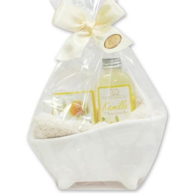 Wellness set 4 pieces in a cellophane bag, Chamomile 