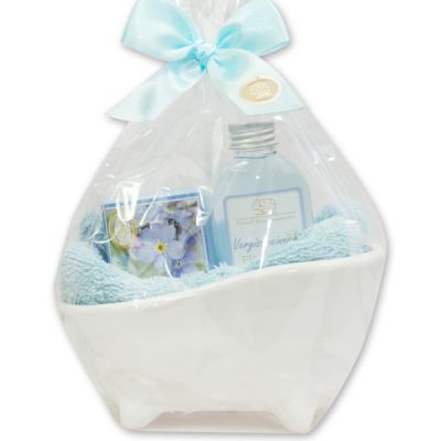 Wellness set 4 pieces in a cellophane bag, Forget-me-not 