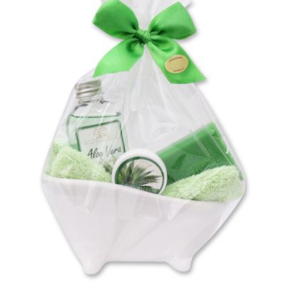 Wellness set 5 pieces in a cellophane bag, Aloe vera 