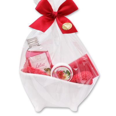 Wellness set 5 pieces in a cellophane bag, Lotus 