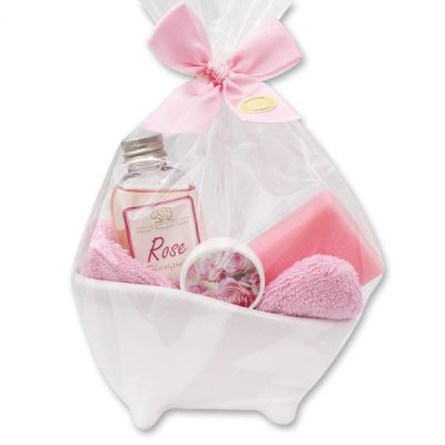 Wellness set 5 pieces in a cellophane bag, Rose Diana 