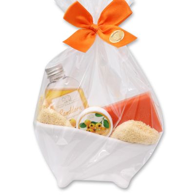 Wellness set 5 pieces in a cellophane bag, Sea buckthorn 