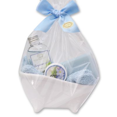 Wellness set 5 pieces in a cellophane bag, Forget-me-not 