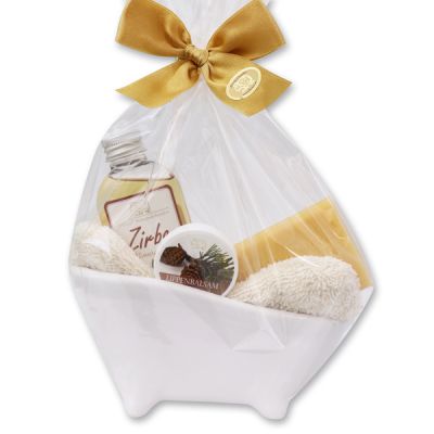 Wellness set 5 pieces in a cellophane bag, Swiss pine 