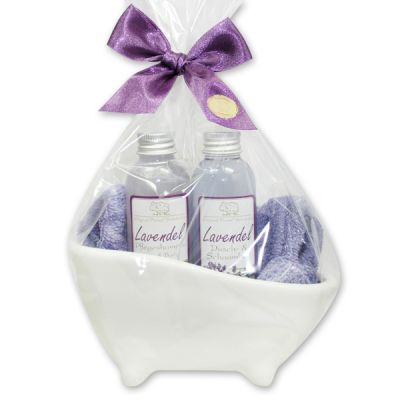 Wellness Set 4-teilig in Cello, Lavendel 