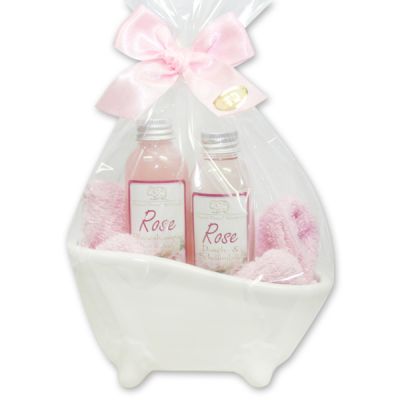 Wellness Set 4-teilig in Cello, Rose Diana 