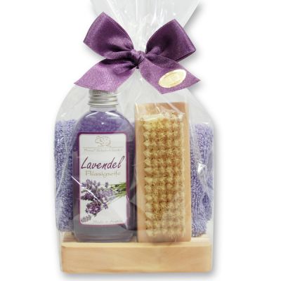 Care set 4 pieces in a cellophane bag, Lavender 