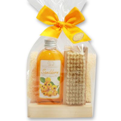 Care set 4 pieces in a cellophane bag, Sea buckthorn 