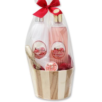 Care set 5 pieces in a cellophane bag, Pomegranate 