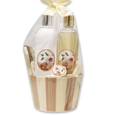 Care set 5 pieces in a cellophane bag, Almond 