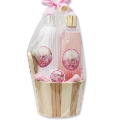 Care set 5 pieces in a cellophane bag, Rose Diana 