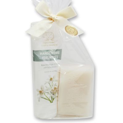 Care set 2 pieces in a cellophane bag, Edelweiss 