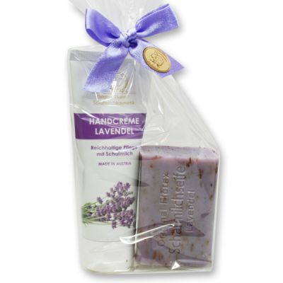 Care set 2 pieces in a cellophane bag, Lavender 