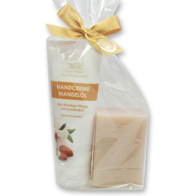 Care set 2 pieces in a cellophane bag, Almond oil 