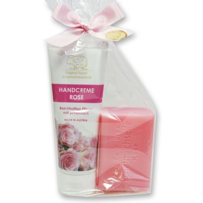 Care set 2 pieces in a cellophane bag, Rose Diana 