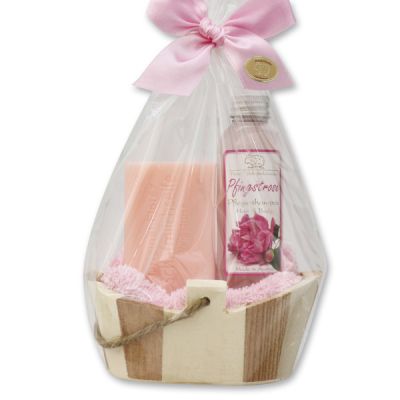 Care set 4 pieces in a cellophane bag, Peony 