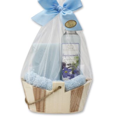 Care set 4 pieces in a cellophane bag, Forget-me-not 