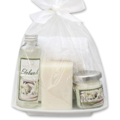 Care set 5 pieces in a cellophane bag, Edelweiss 