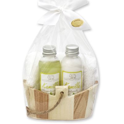 Wellness set 4 pieces in a cellophane bag, Chamomile 