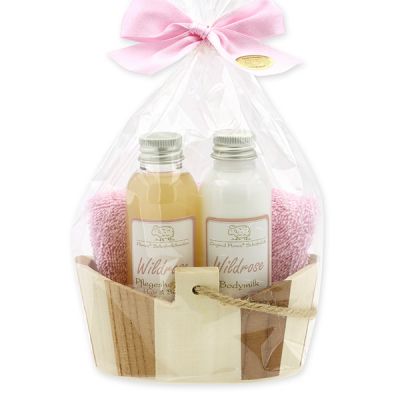 Wellness-Set 4-teilig in Cello, Wildrose 