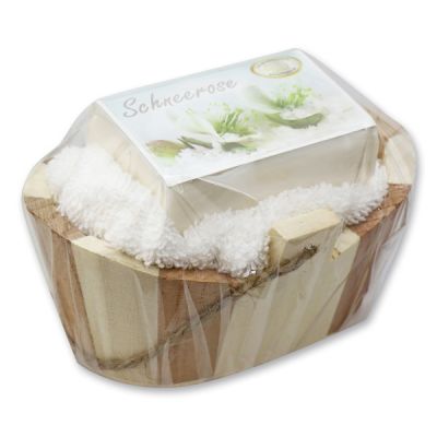 Care set 3 pieces, Christmas rose white 