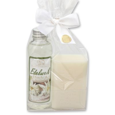 Care set 2 pieces in a cellophane bag, Edelweiss 