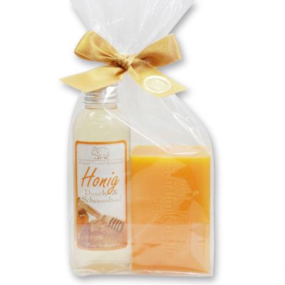 Care set 2 pieces in a cellophane bag, Honey 