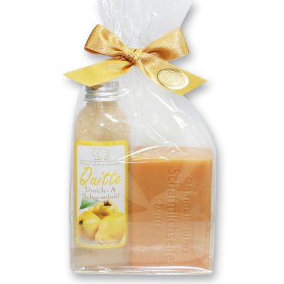 Care set 2 pieces in a cellophane bag, Quince 