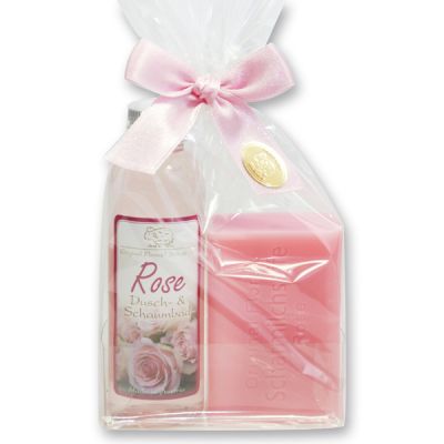 Care set 2 pieces in a cellophane bag, Rose Diana 