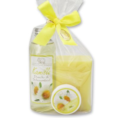 Care set 3 pieces in a cellophane bag, Chamomile 