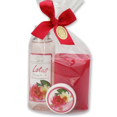 Care set 3 pieces in a cellophane bag, Lotus 