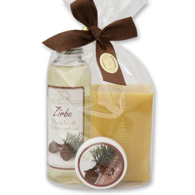 Care set 3 pieces in a cellophane bag, Swiss pine 