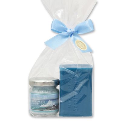 Bath set 2 pieces in a cellophane bag, Sea breeze 