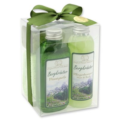 Klarsichtbox Set 4-teilig, Bergkräuter 