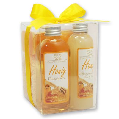 Transparent box set 4 pieces, Honey 