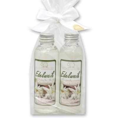 Care set 2 pieces in a cellophane bag, Edelweiss 