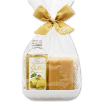 Care set 4 pieces in a cellophane bag, Quince 