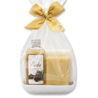 Care set 4 pieces in a cellophane bag, Swiss pine 