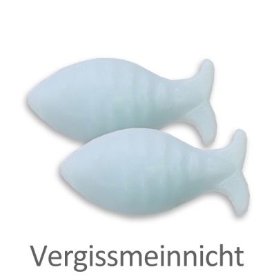 Schafmilchseife Fisch mini 8g, Vergissmeinnicht 