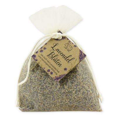 Lavender petals 40g in organza bag "feel-good time" 