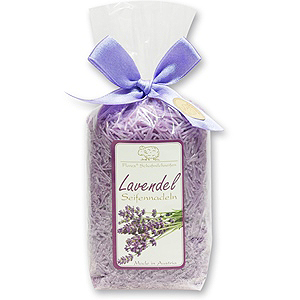 Schafmilchseife Seifennadeln in Cello 100g, Lavendel 