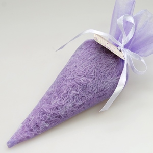 Sheep milk soap needles in organza bag 80g, Lavender 