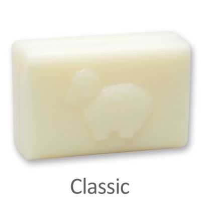 Sheep milk soap square 100g with sheep print, Classic 