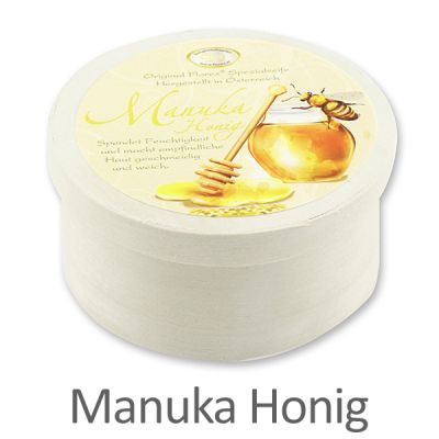 Sheep milk soap 100g with a bee in a box, Manuka honey 