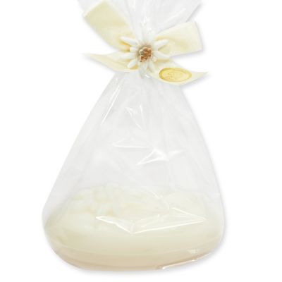 Sheep milk soap oval 100g in a cellophane, Edelweiss white 