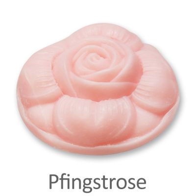 Schafmilchseife Rose rund 110g, Pfingstrose 