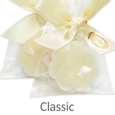 Sheep milk soap flower 20g in a cellophane, Classic 