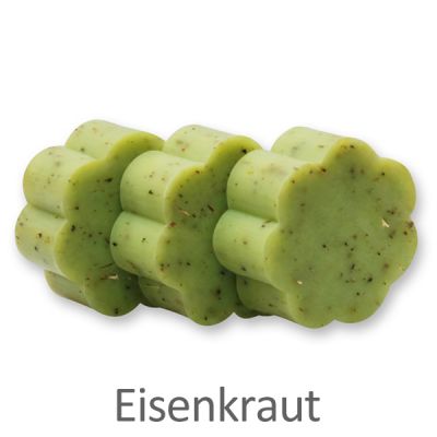 Schafmilchseife Blume mini 20g, Eisenkraut 