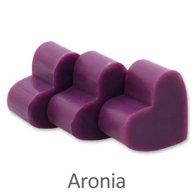 Schafmilchseife Herz mini 8g, Aronia 